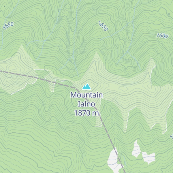 Map of Mountain Ialno