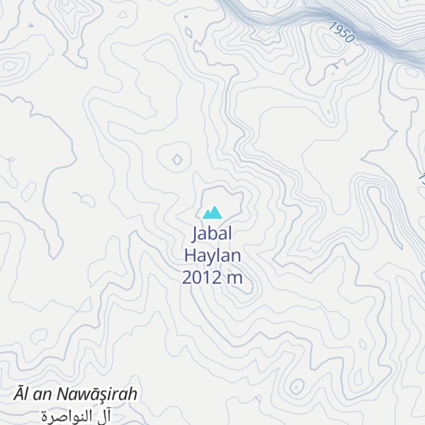 Map of Jabal Haylan