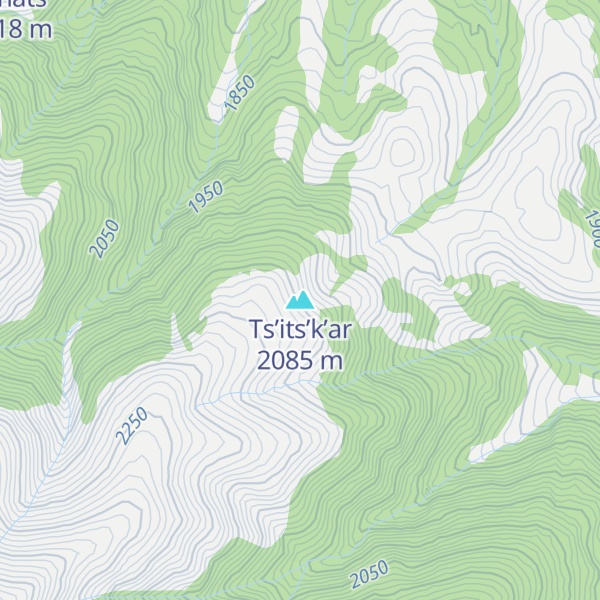 Map of Ts’its’k’ar