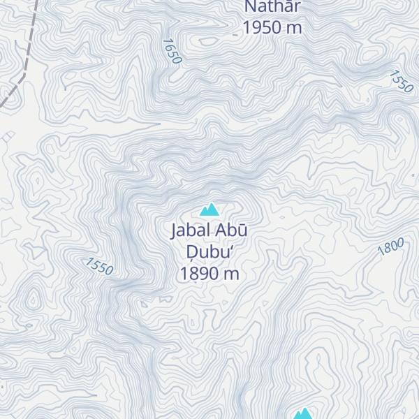 Map of Jabal Abū Ḑubu‘