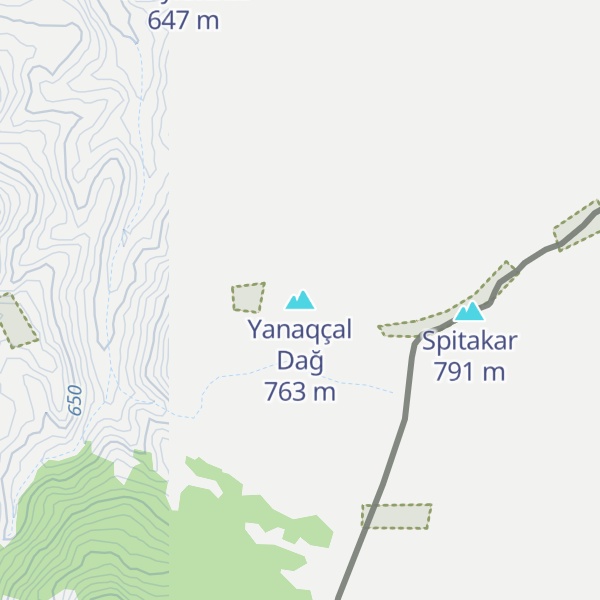 Map of Yanaqçal Dağ