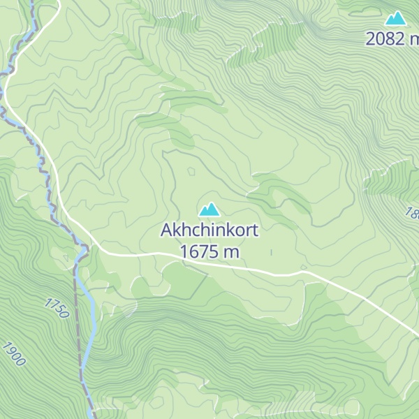 Map of Akhchinkort