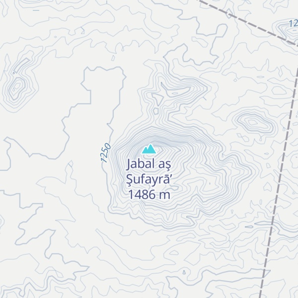 Map of Jabal aş Şufayrā’