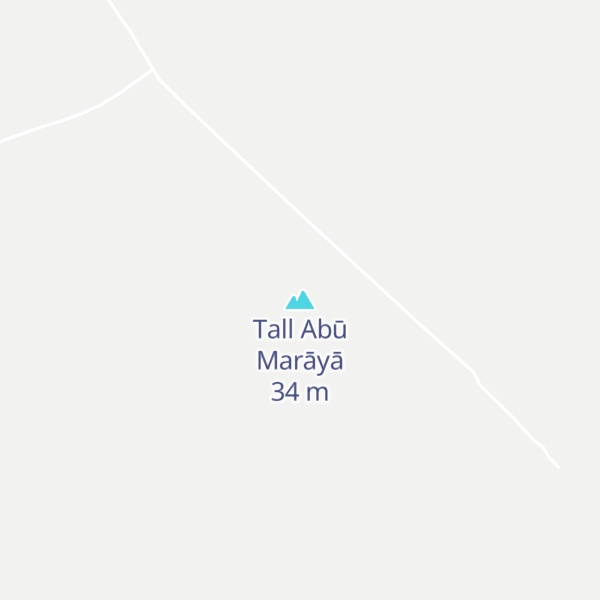 Map of Tall Abū Marāyā
