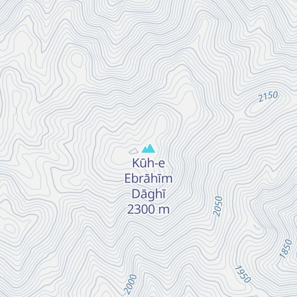 Map of Kūh-e Ebrāhīm Dāghī