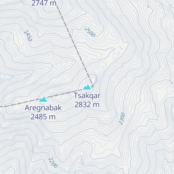 Map of Tsakqar