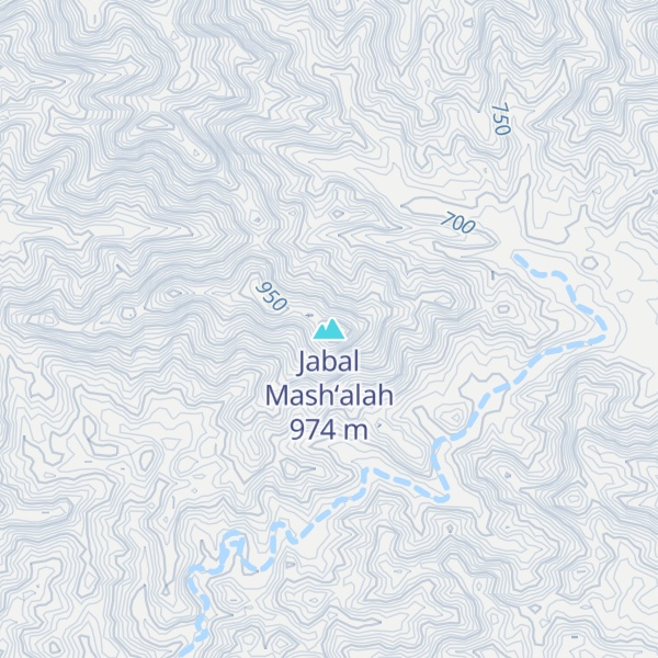 Map of Jabal Mash‘alah