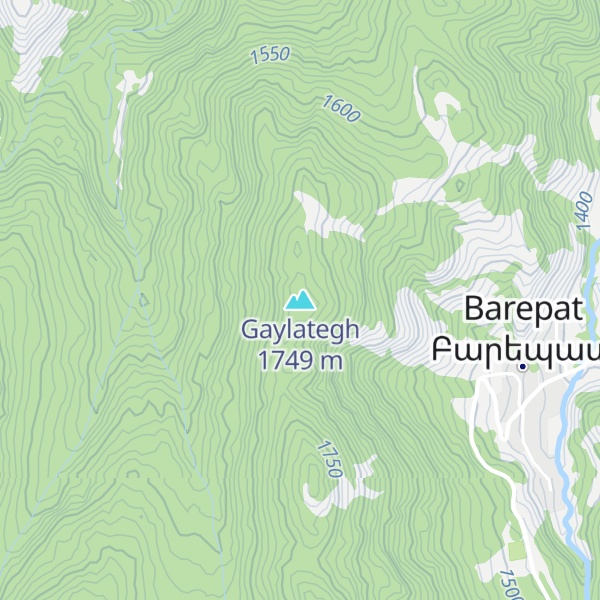 Map of Gaylategh