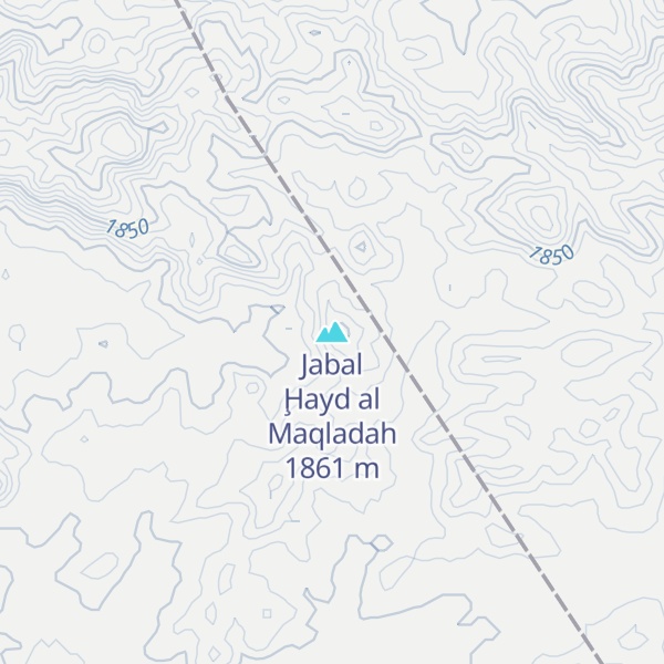 Map of Jabal Ḩayd al Maqladah