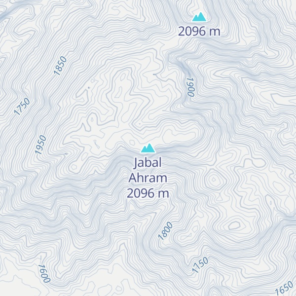 Map of Jabal Ahram