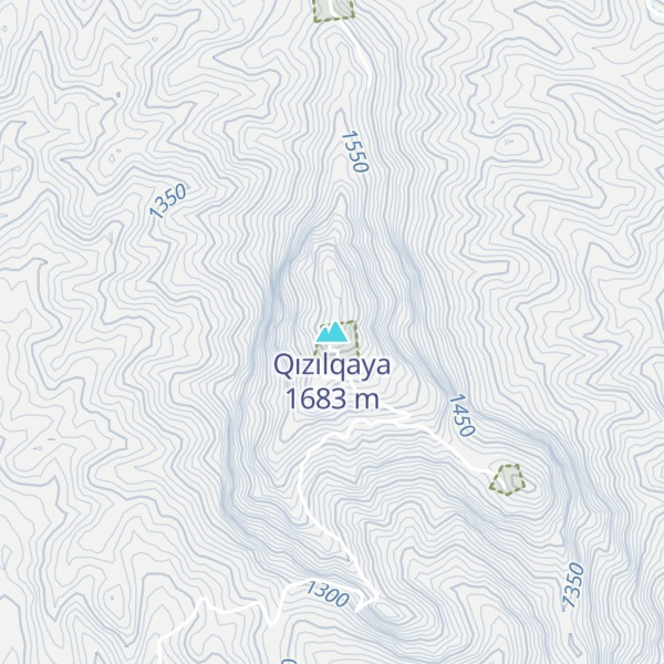 Map of Qızılqaya