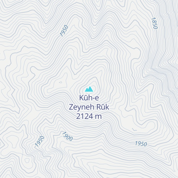 Map of Kūh-e Zeyneh Rūk