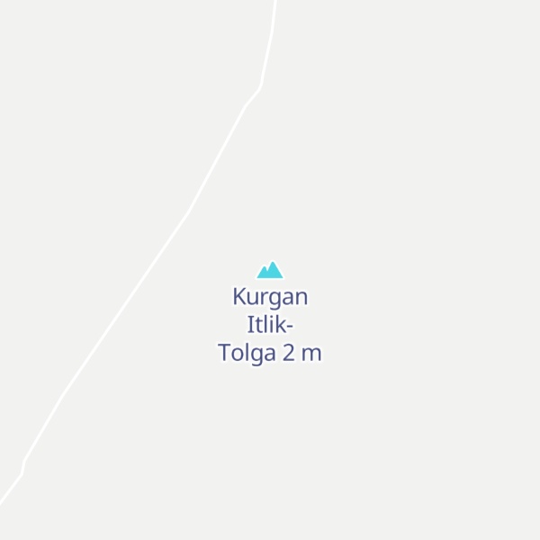Map of Kurgan Itlik-Tolga