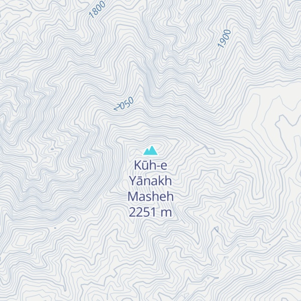 Map of Kūh-e Yānakh Masheh