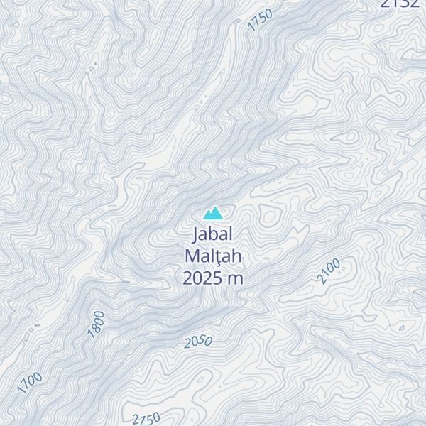 Map of Jabal Malţah