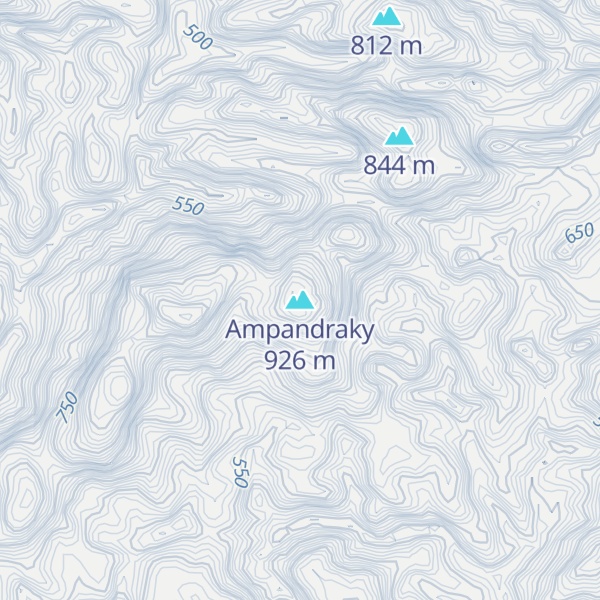 Map of Ampandraky