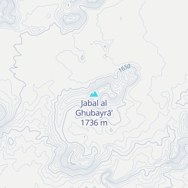 Map of Jabal al Ghubayrā’