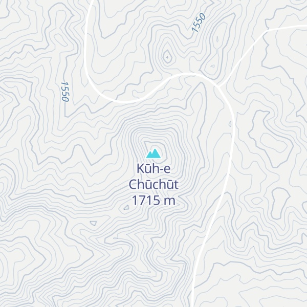 Map of Kūh-e Chūchūt