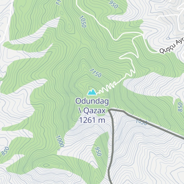 Map of Odundag \ Qazax