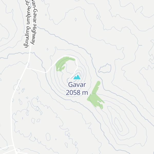 Map of Gavar