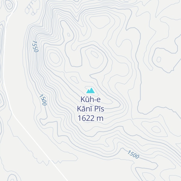 Map of Kūh-e Kānī Pīs