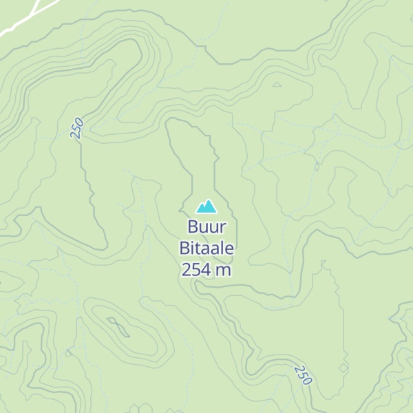 Map of Buur Bitaale