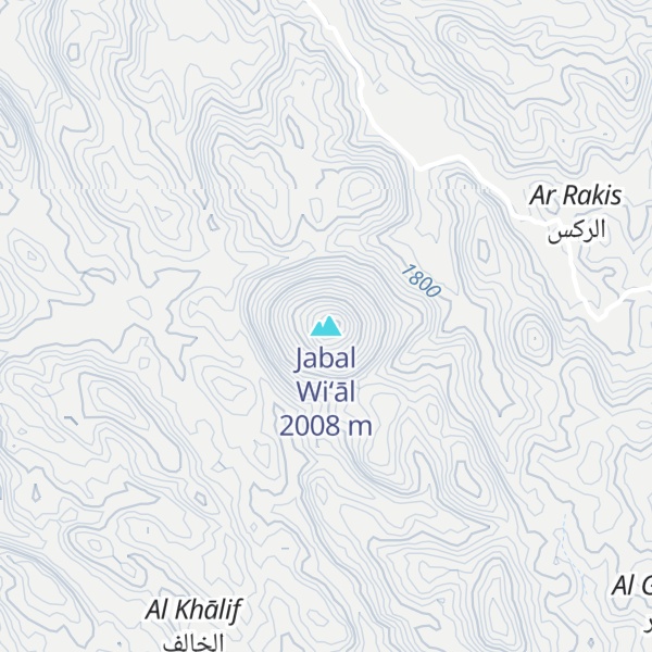 Map of Jabal Wi‘āl