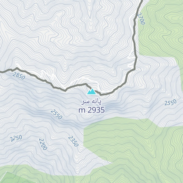 Map of پانه سر