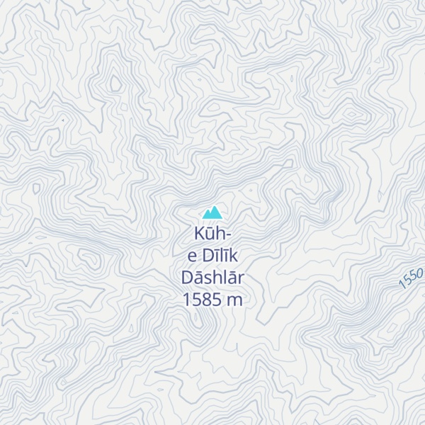 Map of Kūh-e Dīlīk Dāshlār