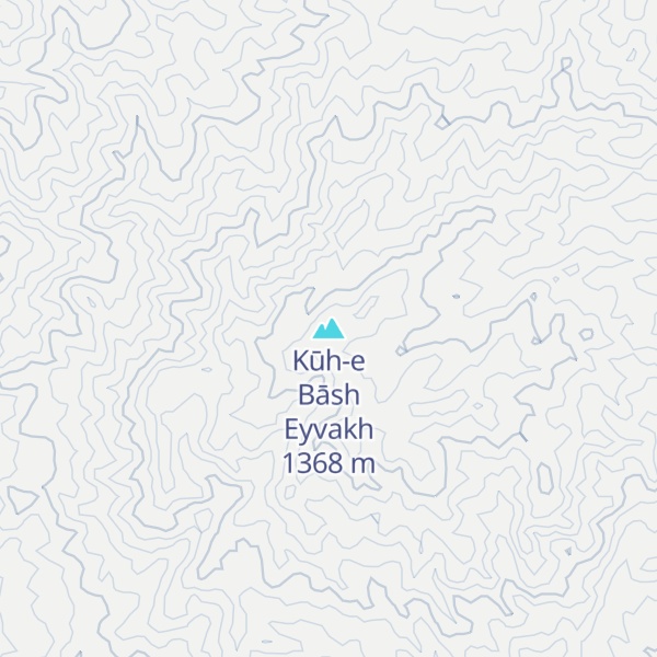 Map of Kūh-e Bāsh Eyvakh