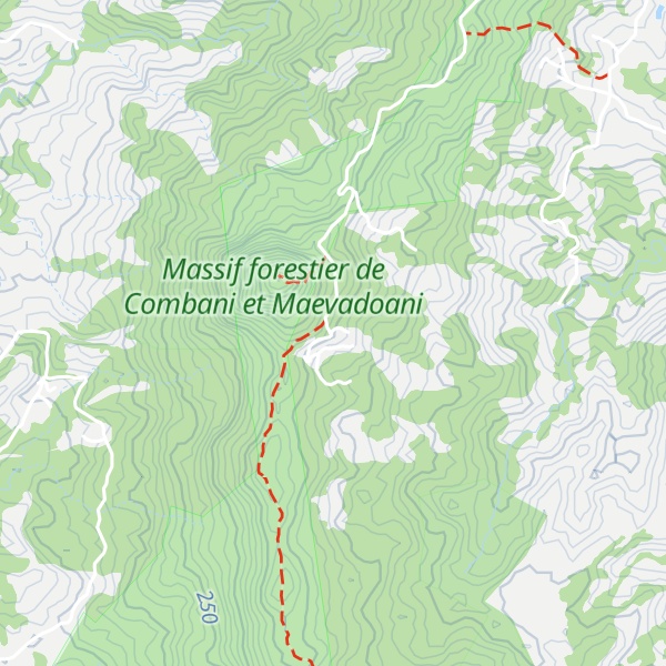 Map of Gîte du Mont Combani