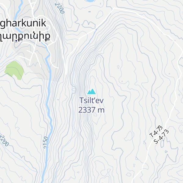 Map of Tsilt’ev
