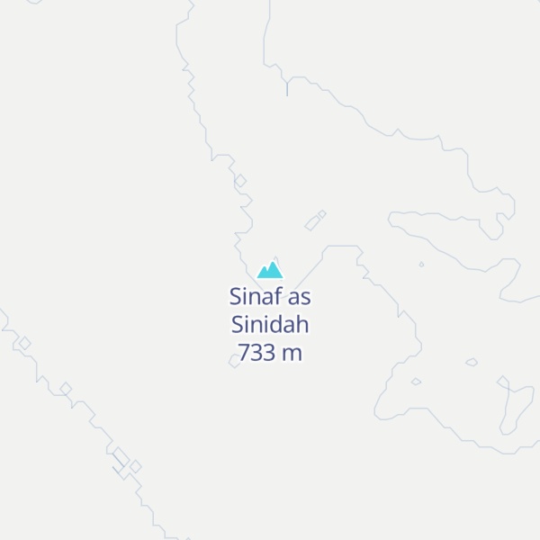 Map of Sinaf as Sinidah
