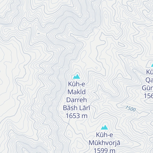 Map of Kūh-e Makīd Darreh Bāsh Lārī