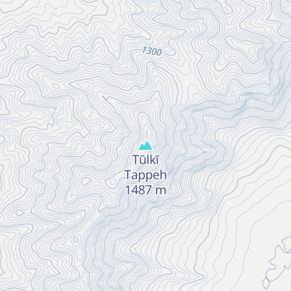 Map of Tūlkī Tappeh