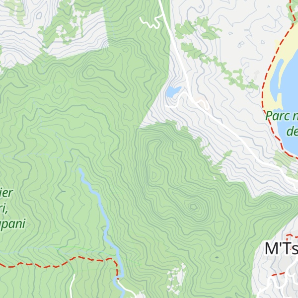Map of Mont Ngoumbili (Mlima Ngoumbili)