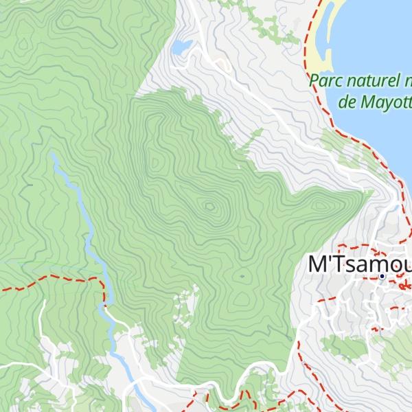 Map of Mont petit Choungui - Boungou Choungui Kéli