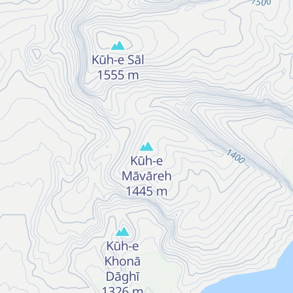 Map of Kūh-e Māvāreh