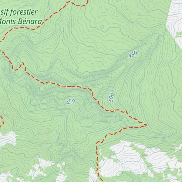 Map of Mont Bépilipili / Boungou Bépilipili