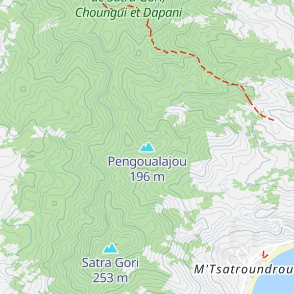 Map of Pengoualajou