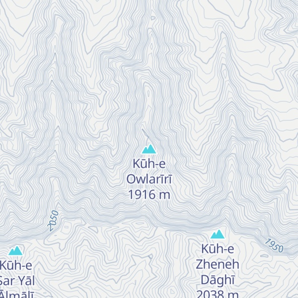 Map of Kūh-e Owlarīrī