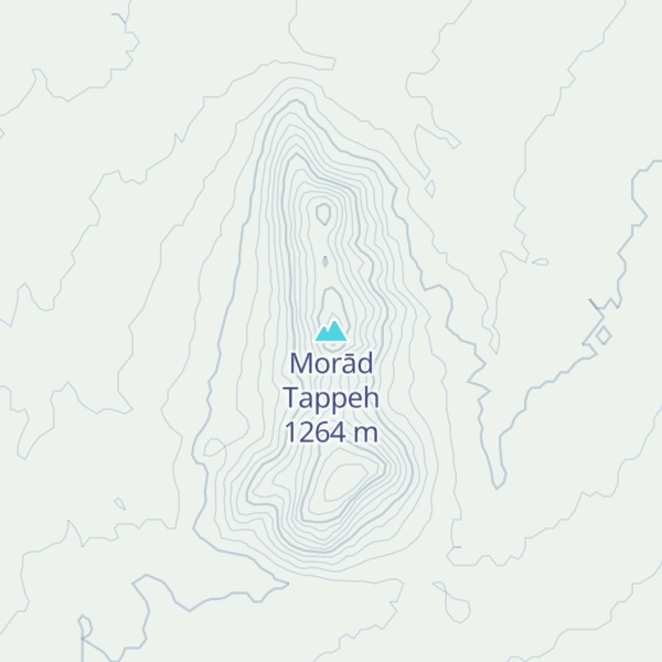 Map of Morād Tappeh