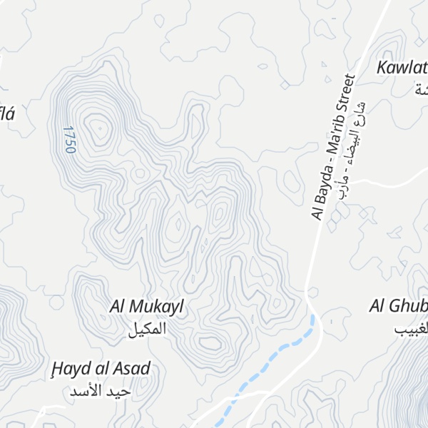 Map of Jabal al Muzay‘īqah