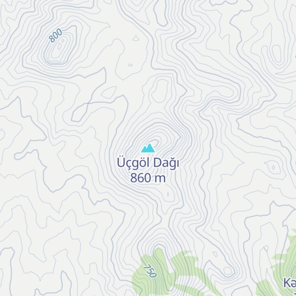Map of Üçgöl Dağı