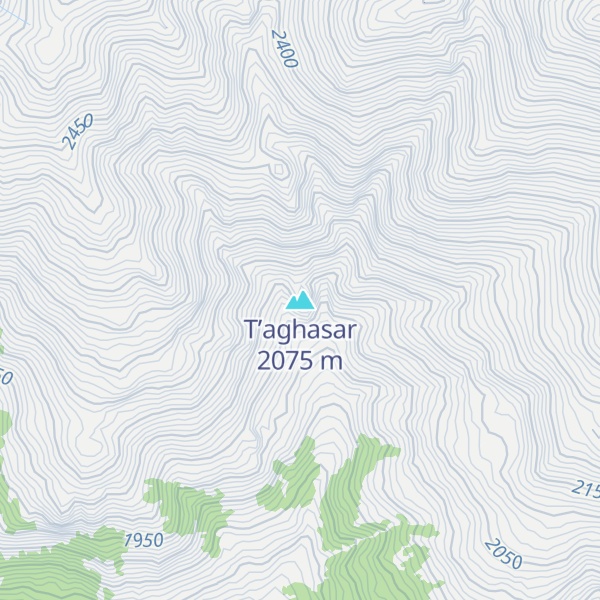 Map of T’aghasar