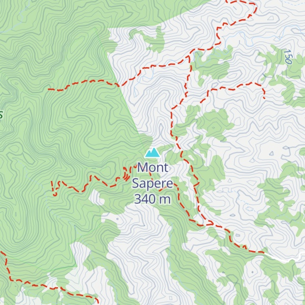 Map of Mont Sapere