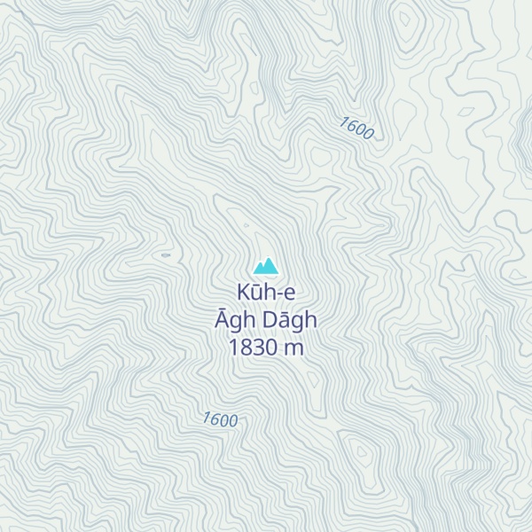 Map of Kūh-e Āgh Dāgh