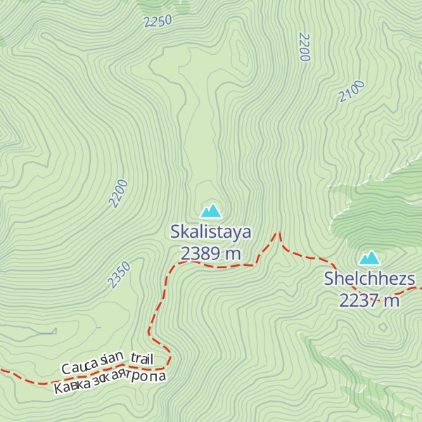 Map of Skalistaya