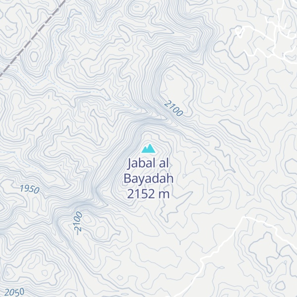 Map of Jabal al Bayadah