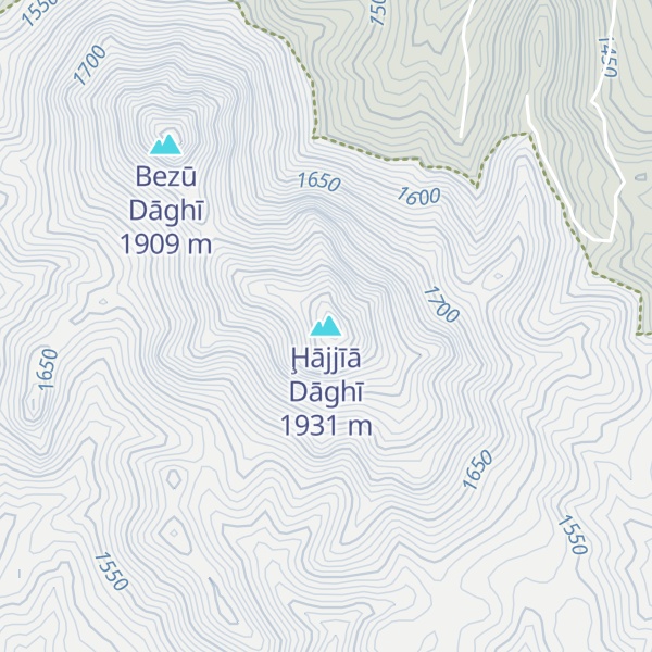 Map of Ḩājjīā Dāghī